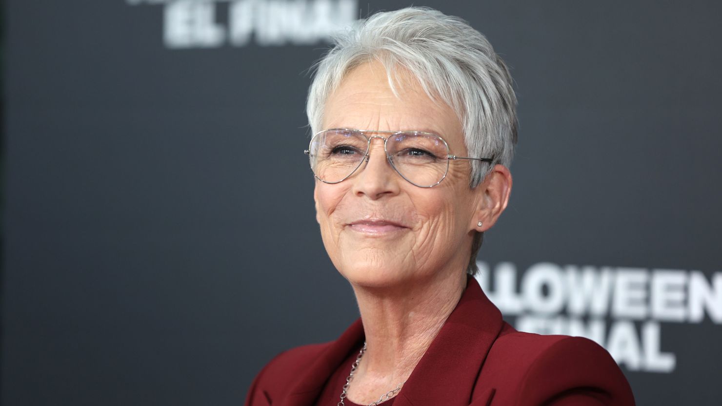 Jamie Lee Curtis at the 'Halloween: The End' screening in Spain on Sept. 28.