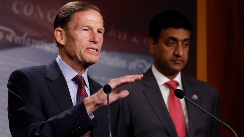 Blumenthal says he's been talking to Republicans about his bill to halt arm sales to Saudi Arabia