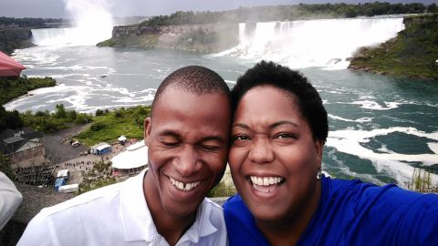 Today, Honoré and Rachel live in Canada together. Here they are pictured at Niagara Falls.