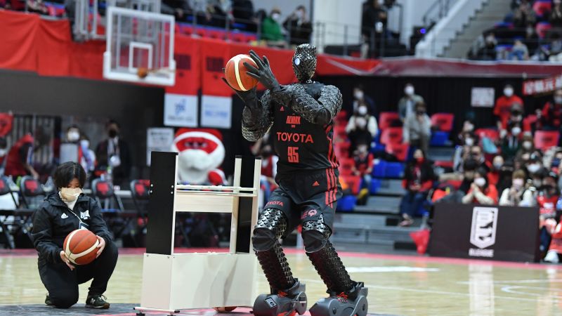 After perfecting 3-pointers, this basketball robot is learning to dribble