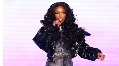 Brandy Norwood, performing here in June, is recovering after a medical incident.