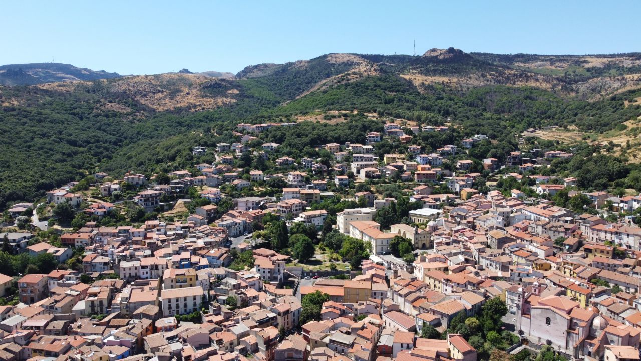 Santu Lussurgiu is in the hills of western Sardinia.