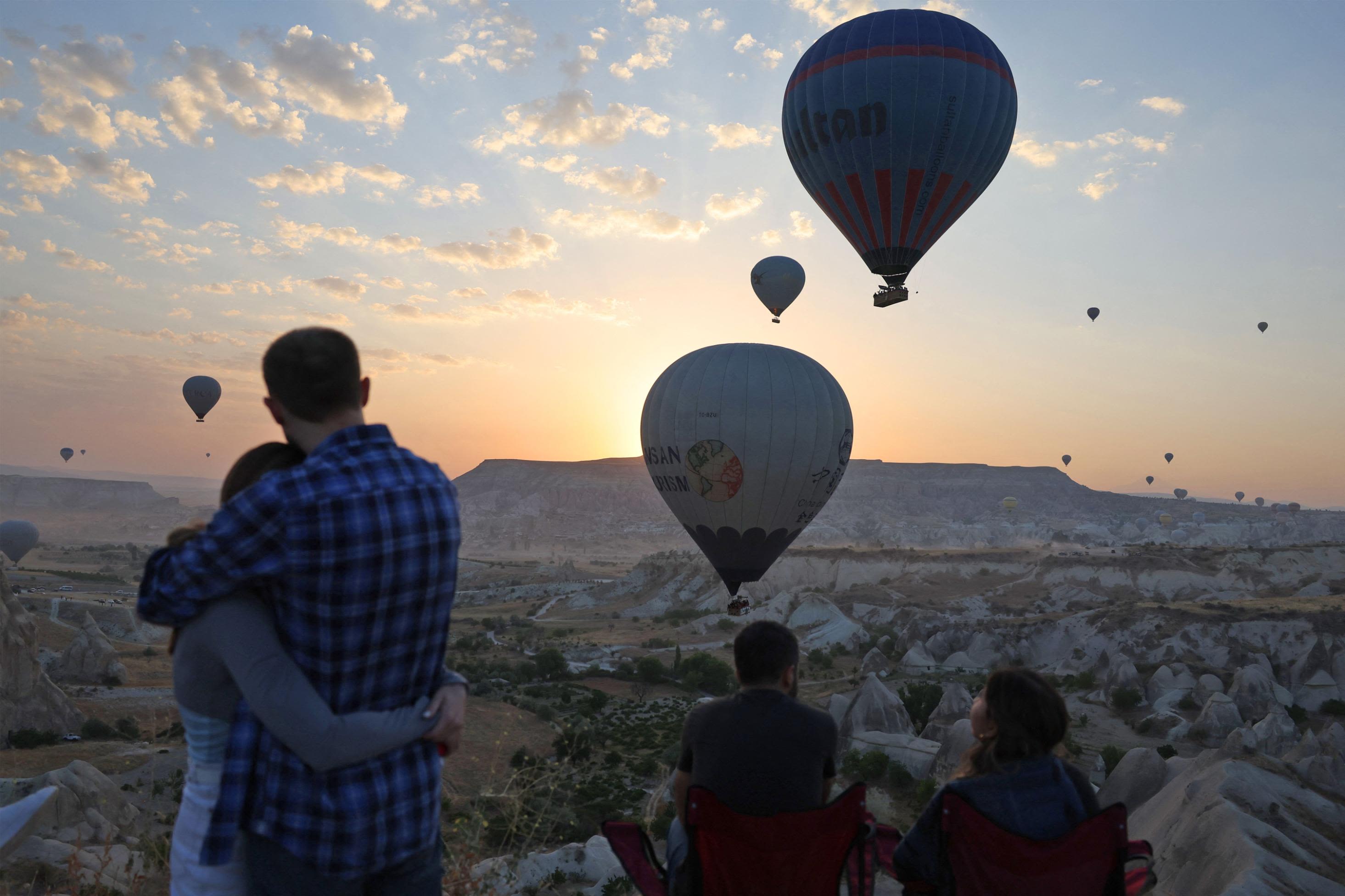 <strong>Down to earth: </strong>The unusual landscape is often viewed by visitors traveling in hot air balloons, but is said to be equally captivating at ground level.