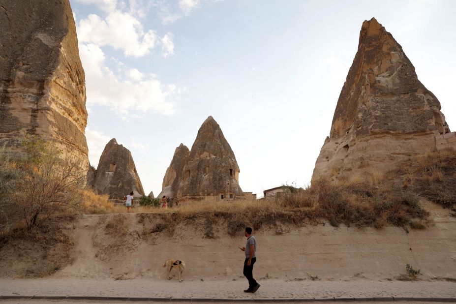 <strong>Fairy chimneys:</strong> Cappadocia's skyline is dominated by so-called "fairy chimneys" created by thousands of years of wind erosion. 