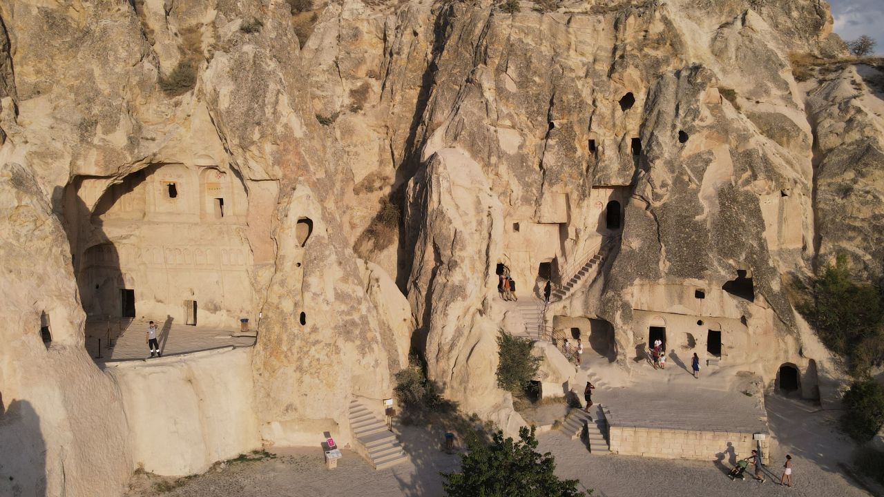 People have lived in caves in Cappadocia for centuries.