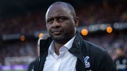 Manager Patrick Vieira of Crystal Palace looks on during the Premier League match between Crystal Palace and Brentford FC at Selhurst Park on August 30, 2022 in London, United Kingdom. 
