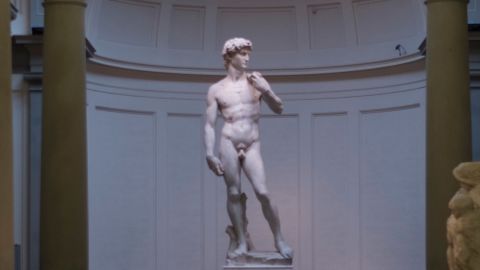 221013102608 01 florence accademia david before This Italian icon looks like you've never seen it before | CNN
