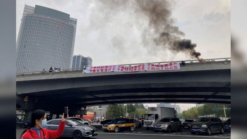 Beijing: Rare Protest Against China’s Xi Jinping Days Before Communist ...