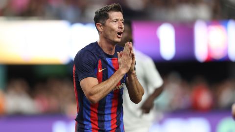 Robert Lewandowski tops La Liga's scoring charts. 