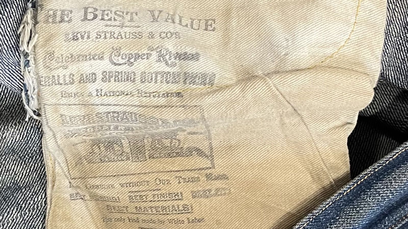 A pair of Levi's jeans from 1880s, found in abandoned mine, sells for Rs 72  lakh - The Economic Times