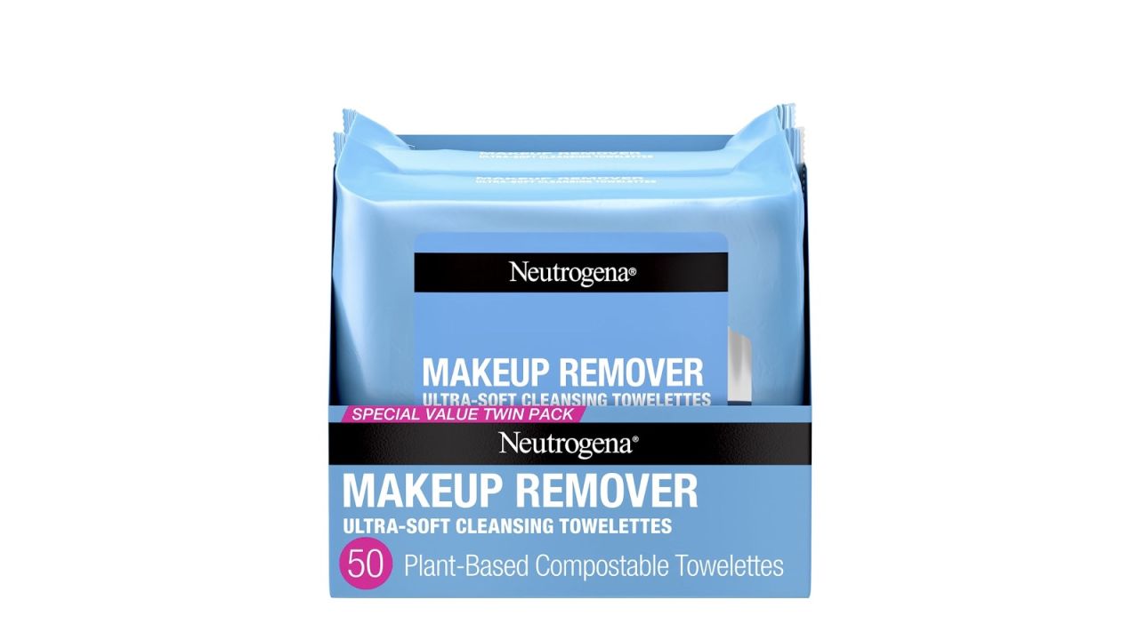 Neutrogena Makeup Remover Cleansing Towelettes, Pack of 2