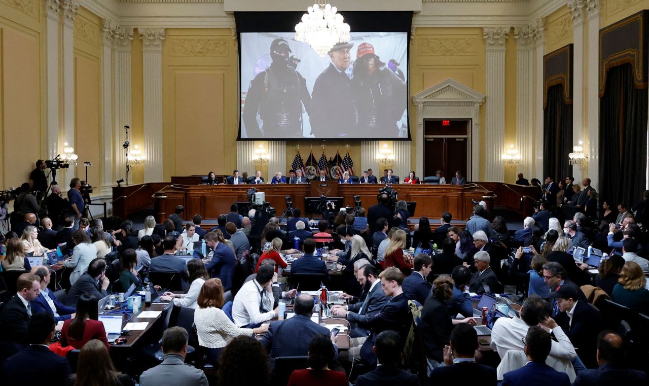 The committee plays a video of Roger Stone, a longtime Republican operative and ally of Trump. The day before the 2020 election, <a href=