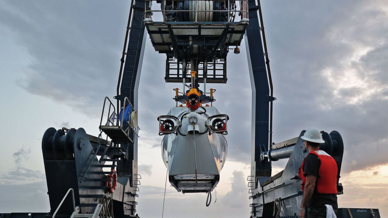 Alvin can carry three people deep underwater, including a pilot and two passengers.