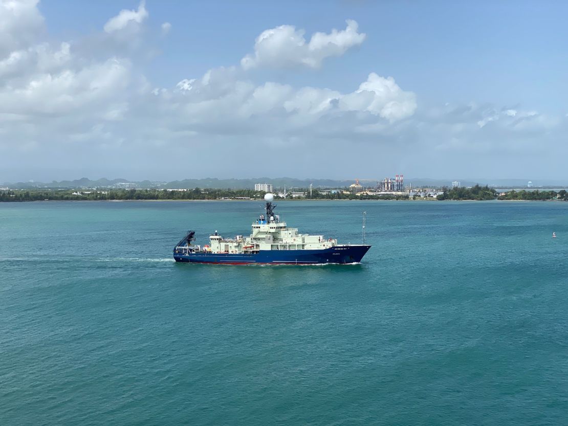 The R/V Atlantis will take Alvin across the Pacific Ocean on multiple dives in 2023.