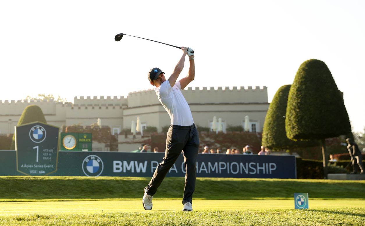 <strong>Tom Holland: </strong>Part-time web-slinger, full-time golf swinger -- the "Spider-Man" lead is a self-confessed golf addict. The English actor has made no secret of his love for the game as a stress release from Hollywood life, and surprised onlookers with some booming drives at the BMW PGA Championship Pro-Am in 2021 [pictured].