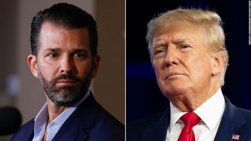 Extractos de la nominación de Trump y Trump Jr. En la investigación de fraude de Nueva York, Trump Jr. se distancia de las finanzas de Trump Org