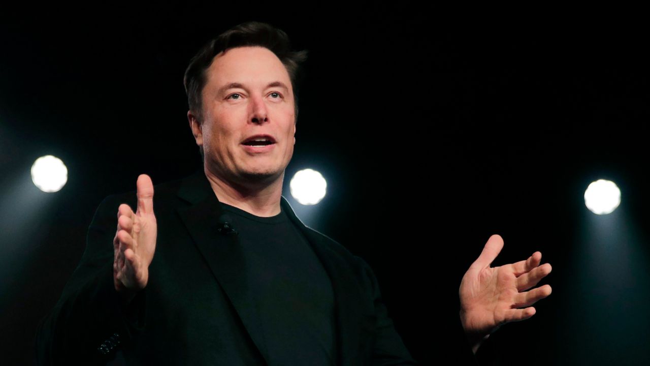 FILE - Tesla CEO Elon Musk speaks before unveiling the Model Y at Tesla's design studio in Hawthorne, Calif., March 14, 2019. Twitter is suing Musk in Delaware in an attempt to get him to complete his $44 billion acquisition of the social media company, a deal Musk is trying to get out of. (AP Photo/Jae C. Hong, File)