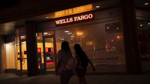 A Wells Fargo bank branch in Washington