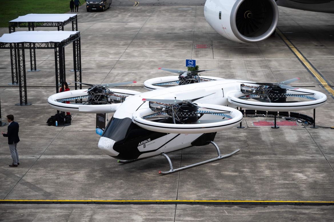 The CityAirbus NextGen prototype is an all-electric vertical take-off and landing (eVTOL) vehicle. What sets it apart from many other vehicles for urban flight is that it has room for four passengers rather than one or two.