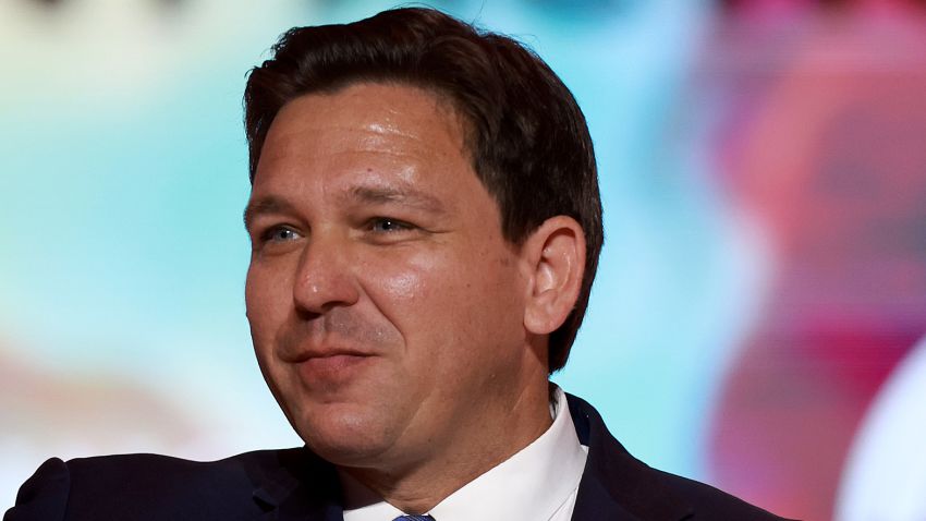 TAMPA, FLORIDA - JULY 22: Florida Gov. Ron DeSantis speaks during the Turning Point USA Student Action Summit held at the Tampa Convention Center on July 22, 2022 in Tampa, Florida. The event features student activism and leadership training, and a chance to participate in a series of networking events with political leaders. (Photo by Joe Raedle/Getty Images)