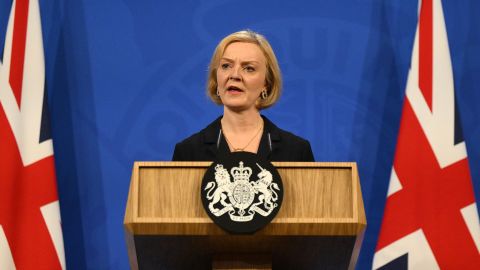 Liz Truss declined to apologize during a brief press conference on Friday with her party or the public about the turmoil caused by the small budget.