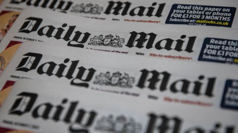 Print editions of the Daily Mail newspaper 