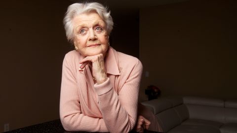 Actress Angela Lansbury poses for a photo at the Rosedale Residencies in Toronto, Canada, on Thursday, February 5, 2015.