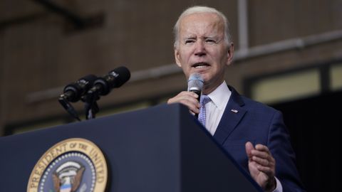 President Joe Biden speaks in Portland, Ore., on October 15, 2022.