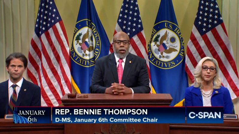 ‘SNL’ takes on the January 6 Committee and Trump | CNN Business
