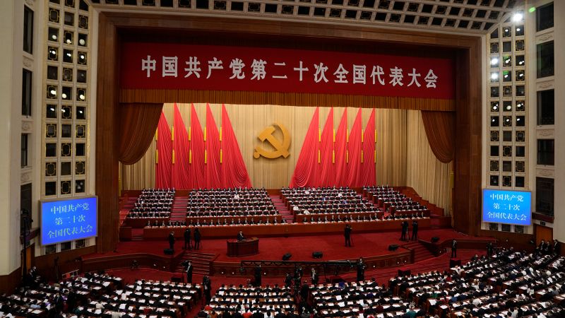 Il PIL cinese e altri dati economici chiave sono in ritardo tra il Congresso del Partito Comunista del 2022
