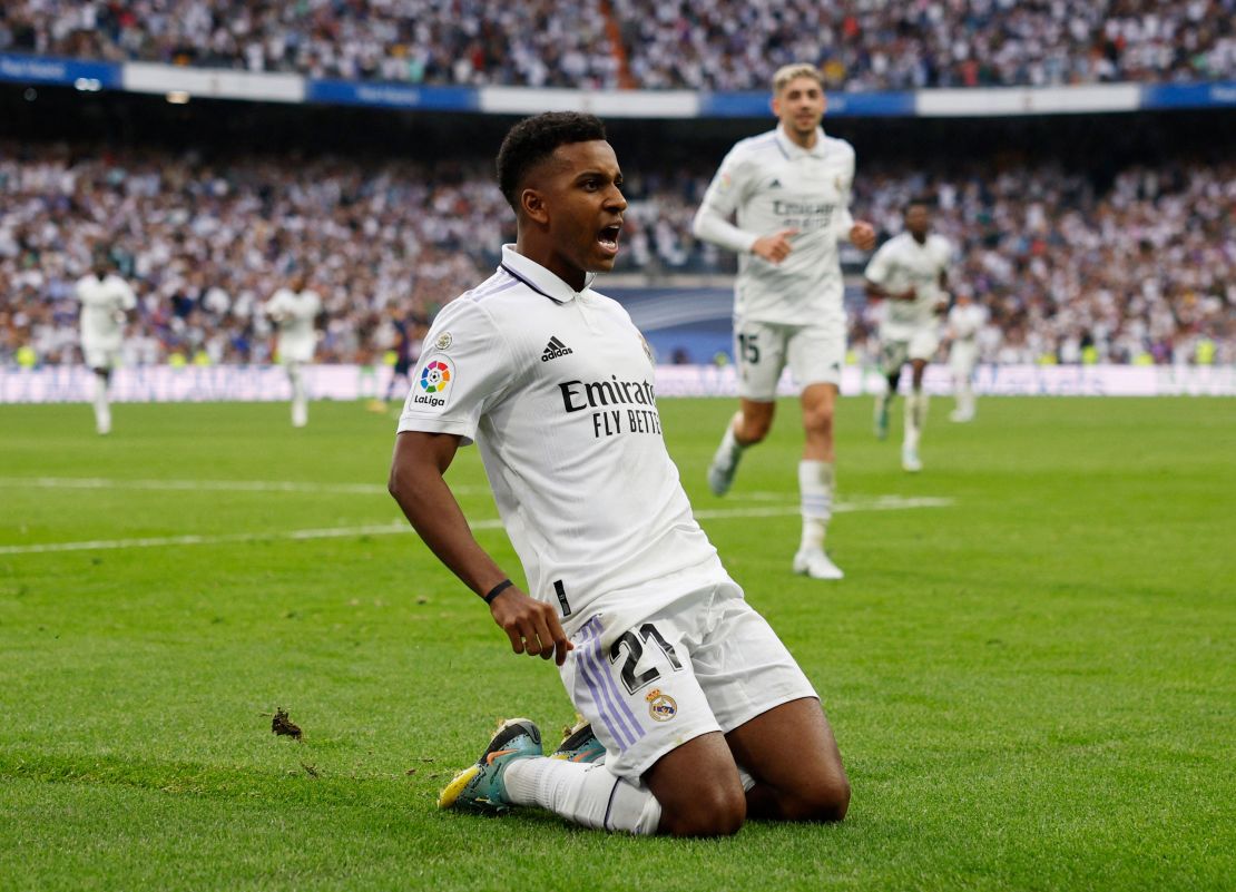 Rodrygo's penalty in the 90th minute confirmed Madrid's victory.