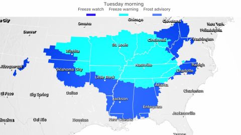 weather freeze alerts tuesday morning 10172022