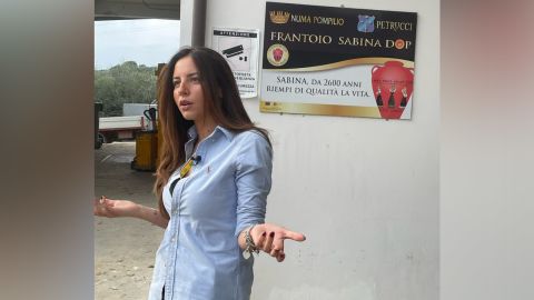 Sabina Petrucci, director of her family's Petrucci Oil olive oil company, said many in her industry are worried about rising energy and production costs.