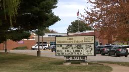 Jana Elementary School is seen in Florissant, Missouri, on October 17.
