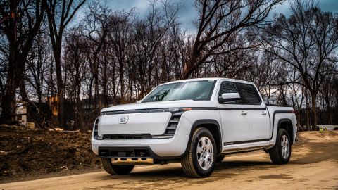 All four wheels of the Lordstown Endurance pickup truck are equipped with Elaphe's technology.