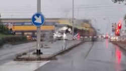 train bus crash