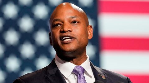 Wes Moore speaks at a rally in Rockville, Maryland, on August 25, 2022.