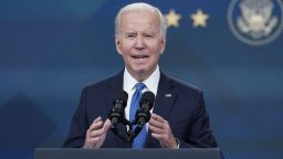 President Joe Biden speaks about the student debt relief portal beta test in the South Court Auditorium on the White House complex in Washington, Monday, Oct. 17, 2022. (AP Photo/Susan Walsh)