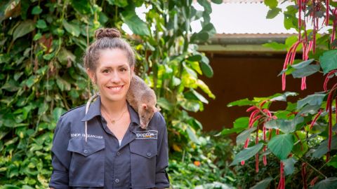 Gedragsonderzoeker Donna Keane (foto) zegt dat muizen vriendelijk, sociaal en gemakkelijk om mee te werken zijn.