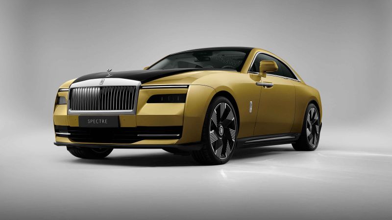 Rolls-Royce's first electric car has two doors and is longer than a Cadillac Escalade