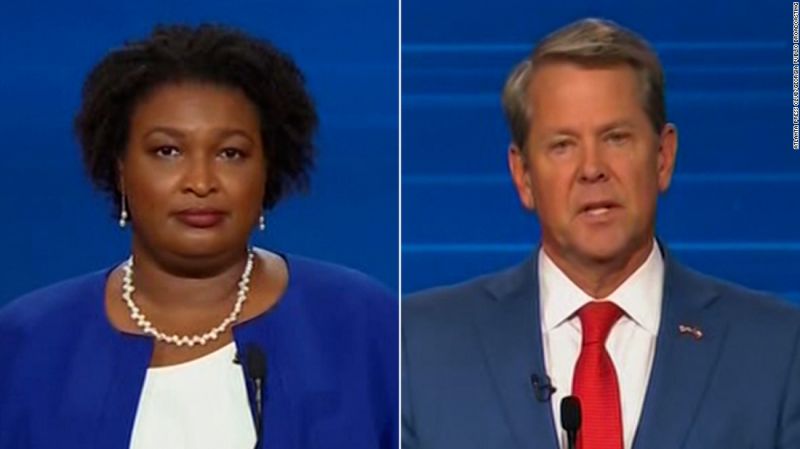 Abrams and Kemp face off in heated Georgia governor’s debate – CNN