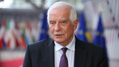 EU foreign policy chief Josep Borrell in Brussels