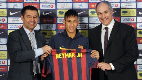 Newymar signed to Barcelona in 2013 from Santos. 