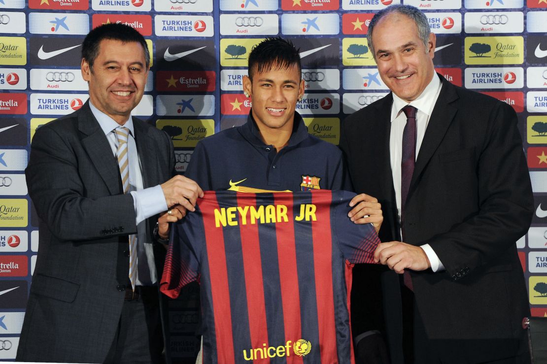 Newymar signed to Barcelona in 2013 from Santos. 