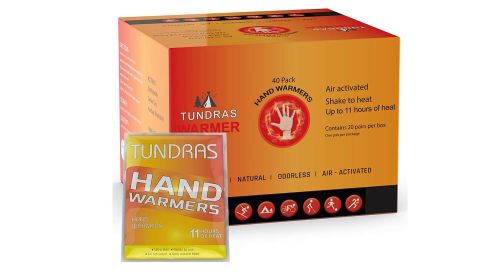 Tundras Hot Hand Warmers Long-Lasting, 40-Pack