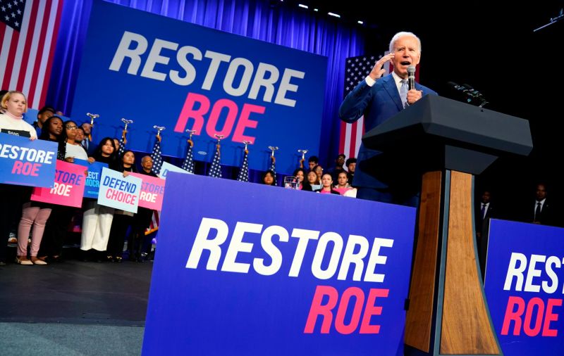 Biden Promises Abortion Rights Law As Democrats Try To Rally Voters ...