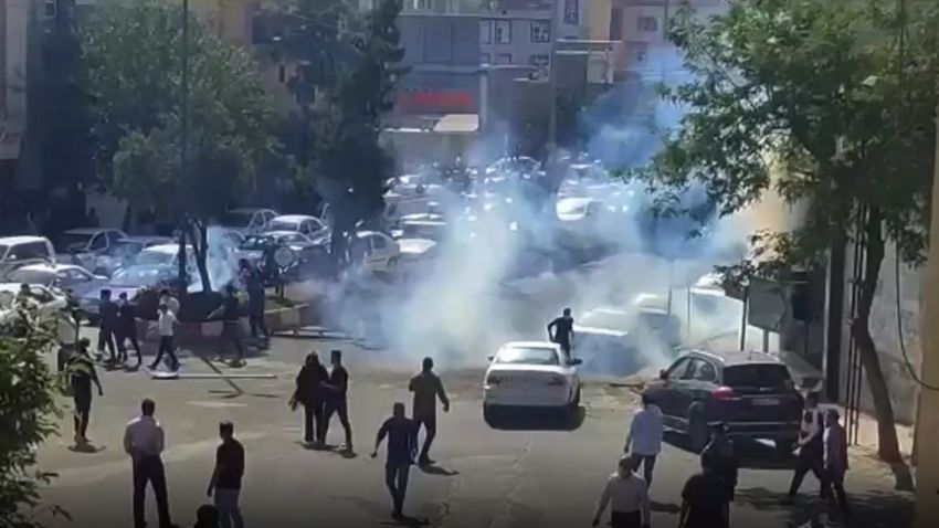 Sanandaj protest clashes