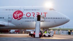 Cosmic Girl is a Boeing 747 that has been 'upcycled' into a rocket carrier for Virgin Orbit.