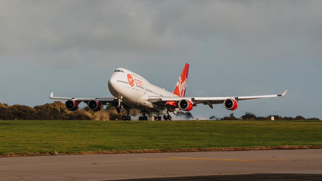 Cosmic Girl, a former Virgin Atlantic 747, will launch from Newquay, U.K.