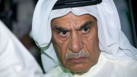 Speaker of the Kuwaiti National Assembly Ahmed Al-Sadoun attends a rally in Kuwait City September, 2012. 